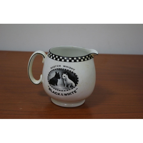 195 - Shelley Black & White Scotch Whisky Jug