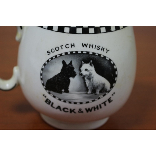 195 - Shelley Black & White Scotch Whisky Jug