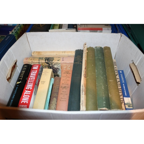 200 - 4 x Boxes of Mixed Genre Books including Vintage Books