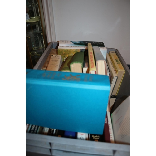 200 - 4 x Boxes of Mixed Genre Books including Vintage Books