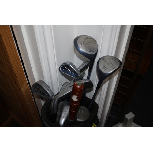 207 - Set of Good Quality Golf Clubs in Bag with Trolley