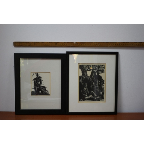 88 - 2 Original Clare Leighton Engravings dated 1937