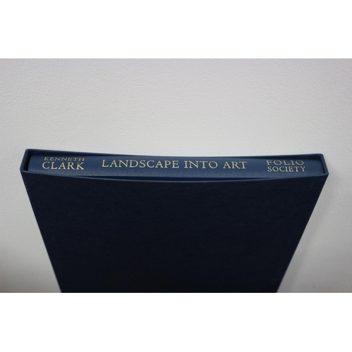 51 - Folio Society Book - Landscape into Art - Kenneth Clark - hard cover