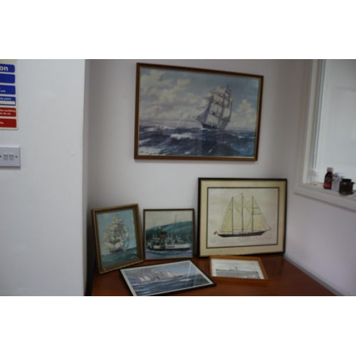 489 - RMLI Selection of Nautical themed Prints