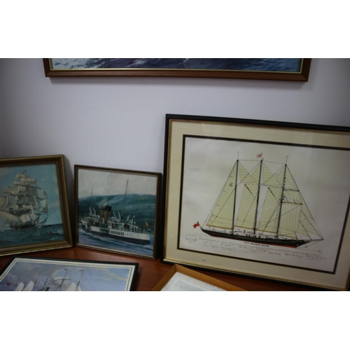 489 - RMLI Selection of Nautical themed Prints