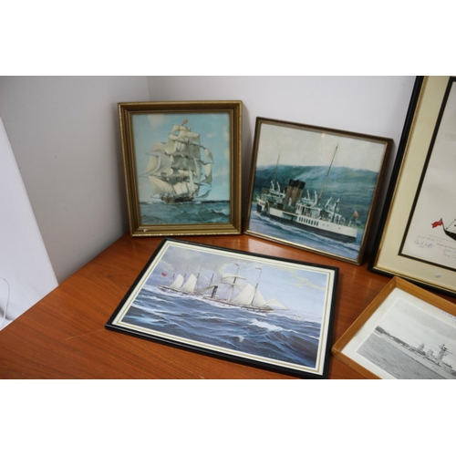 489 - RMLI Selection of Nautical themed Prints