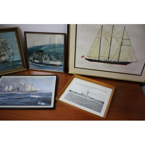 489 - RMLI Selection of Nautical themed Prints