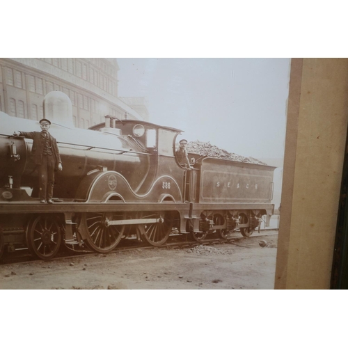 492 - RNLI Antique photo of a train