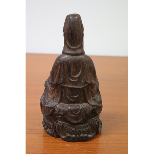 536 - Old Tibetan Buddha  hand carved