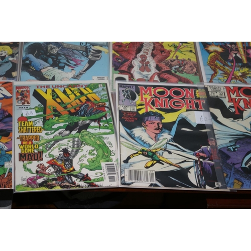 548 - A collection of Marvel Comics including 'Morbius', 'X-Men. All boarded and bagged. (US). Good condit... 