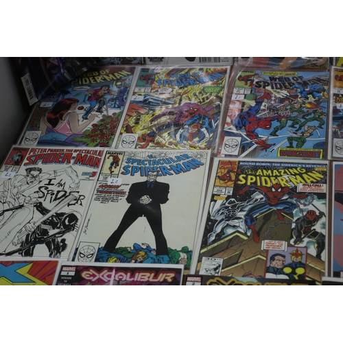 549 - 30 Marvel Comics including 'Spider Man, 'Hulk', 'Invaders', 'X-Men and others.