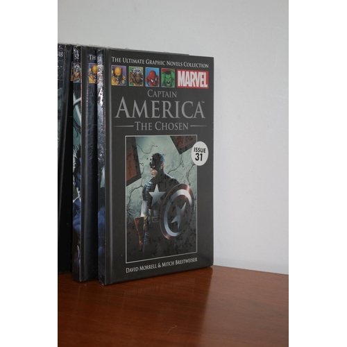 570 - A collection of 10 Ultimate Graphic Novels from Marvel. Nearly all still sealed.