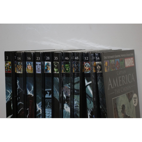 570 - A collection of 10 Ultimate Graphic Novels from Marvel. Nearly all still sealed.