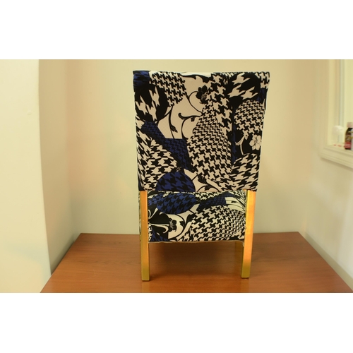 130 - Upcycled Vintage Nursing Chair with Bold Fabric