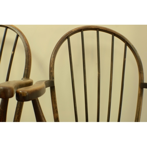 145 - 2 Spindle Back Cow Horn Chairs