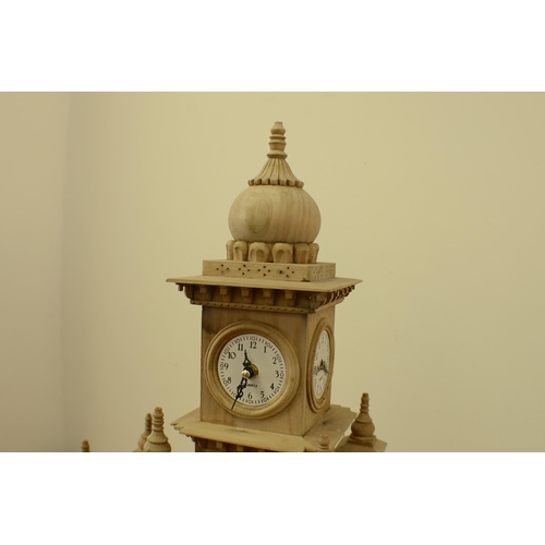 147 - Nehru Gate Clock  working 59cm tall