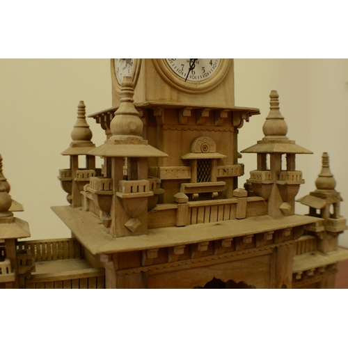 147 - Nehru Gate Clock  working 59cm tall