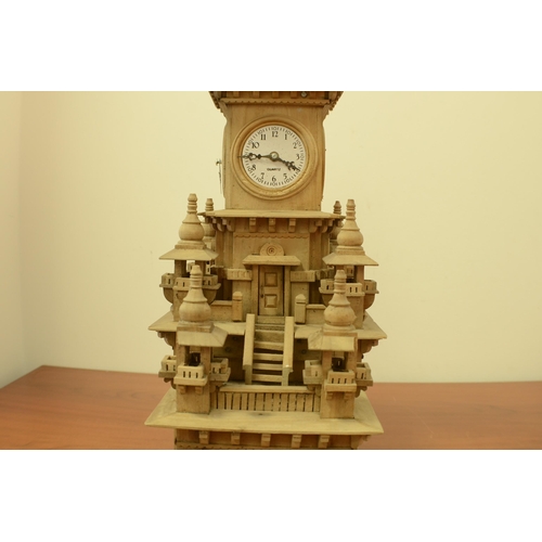 147 - Nehru Gate Clock  working 59cm tall