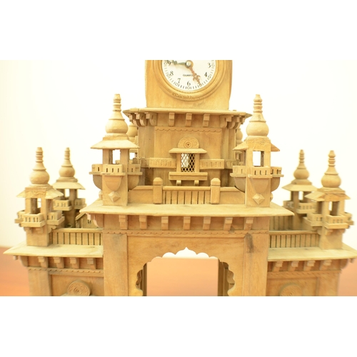 147 - Nehru Gate Clock  working 59cm tall