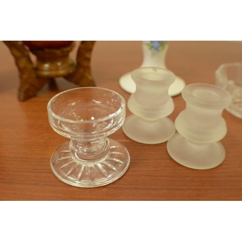 161 - A Selection of Candle Holders various sizes