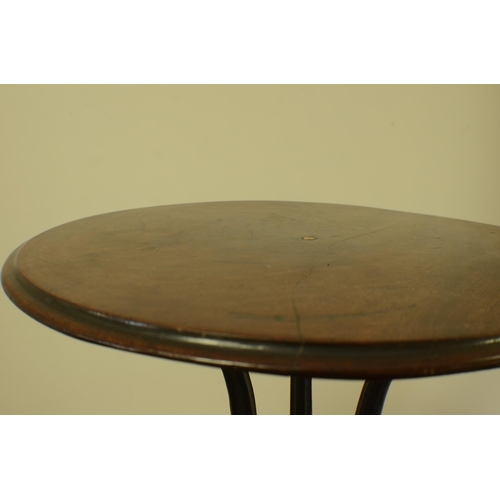 178 - Cast Iron Ornate Leg Bistro Table 67cm high 44cm diameter