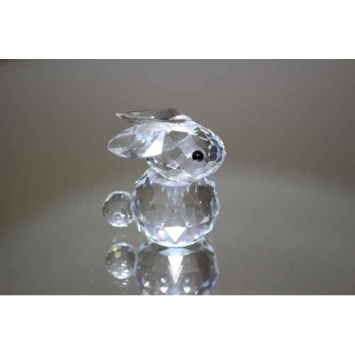 183 - Swarovski Crystal RABBIT, stamped on bottom 3 cm