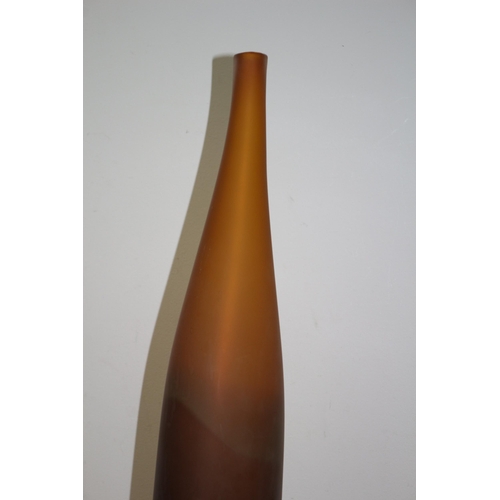 244 - A large hand made vase, heavy. 56.5 cm Believed to be by Alan Aaronsen