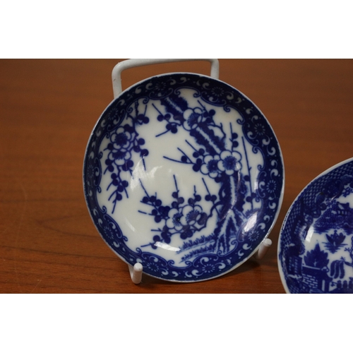 169 - 2 Oriental blue and white pin dishes