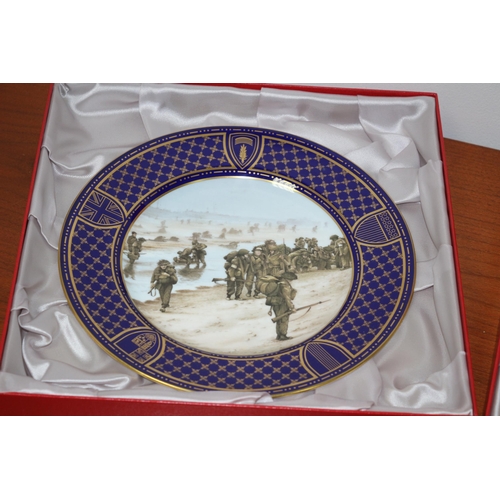 331 - 5 Spode Collectable limited Edition Operation Overlord Series plates in original boxes