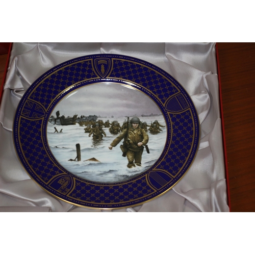 331 - 5 Spode Collectable limited Edition Operation Overlord Series plates in original boxes