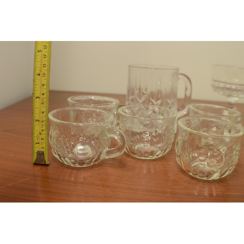 396 - A large selection of crystal glasses and other glassware