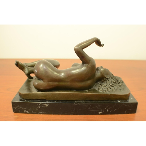 436 - Bronze Milo lady on marble stand - Very Heavy