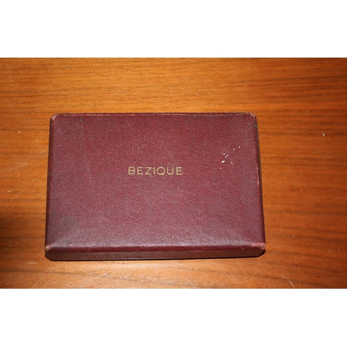 231 - Vintage Boxed Game of Bezique Looks Complete