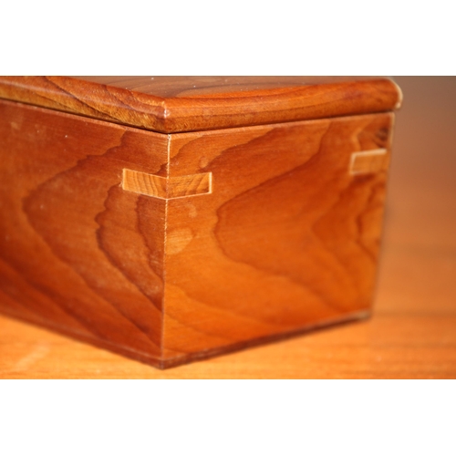 234 - Hand Made Bart Phillips English Yew Wooden Box with Lid