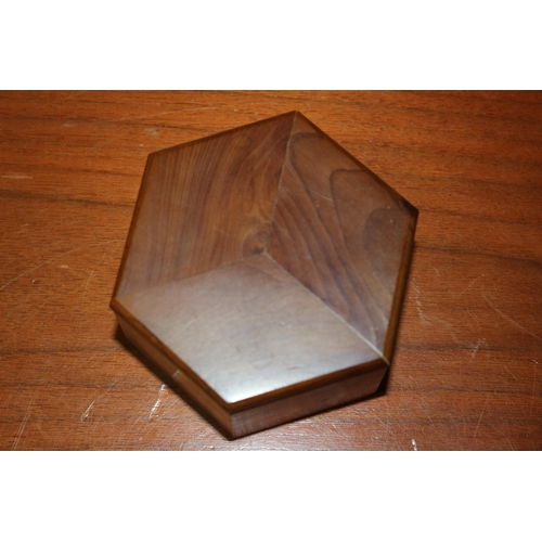 234 - Hand Made Bart Phillips English Yew Wooden Box with Lid