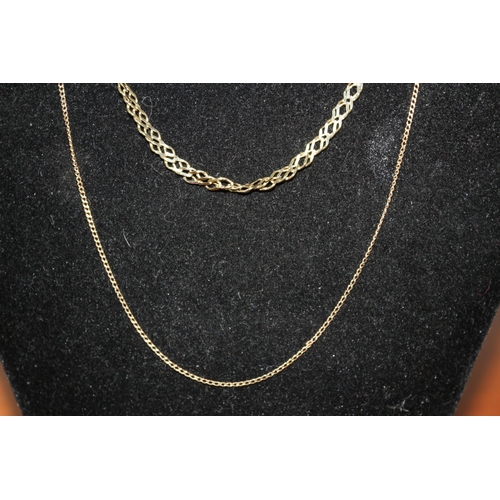 266 - Presented as 3 9k Gold Chains