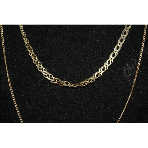 266 - Presented as 3 9k Gold Chains