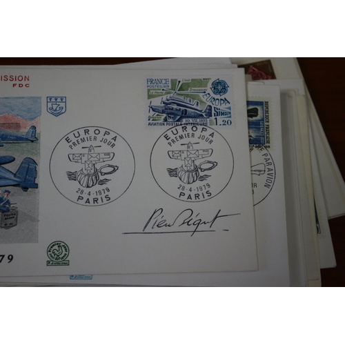 369 - Over 800 French First Day Covers Mostly Special Post Marks many Signed By Designer