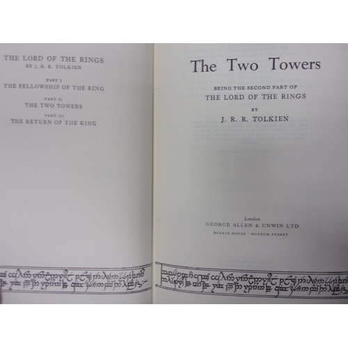 517 - 'The Two Towers', 'The Return of the King' and 'The Fellowship of the Ring' by Tolkien Revised Editi... 