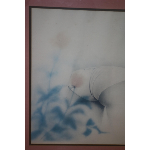 110 - Limited Edition Signed Print - Framed of a Naked Woman and her Mirrored Reflection - 25/100 - 72 x 6... 