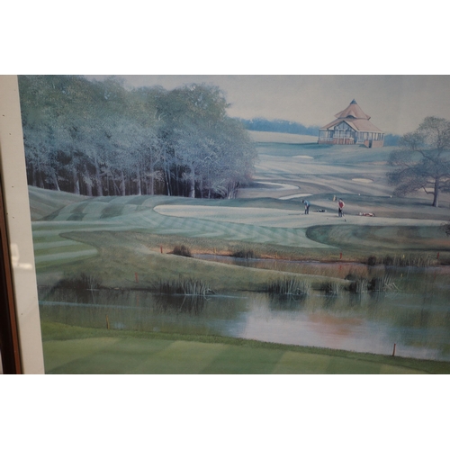 112 - 2 x Signed Limited Edition East Sussex National Golf Club Prints - Both 32/250. Signed by the Known ... 