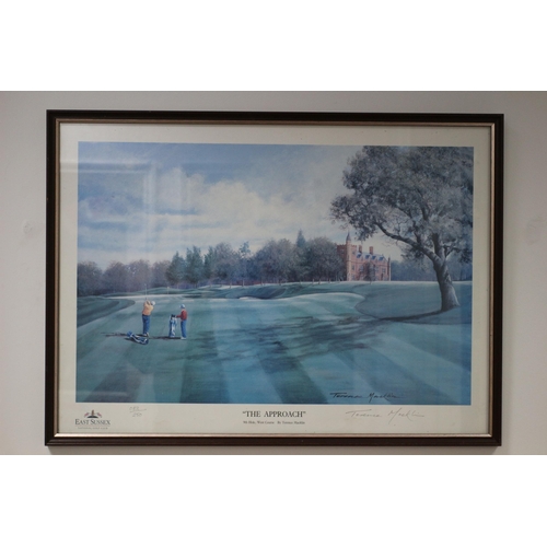 112 - 2 x Signed Limited Edition East Sussex National Golf Club Prints - Both 32/250. Signed by the Known ... 