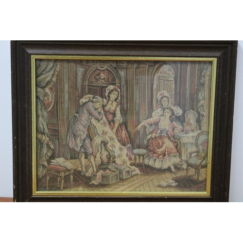 111 - Very Nice Aged Tapestry - 43 x 36cm