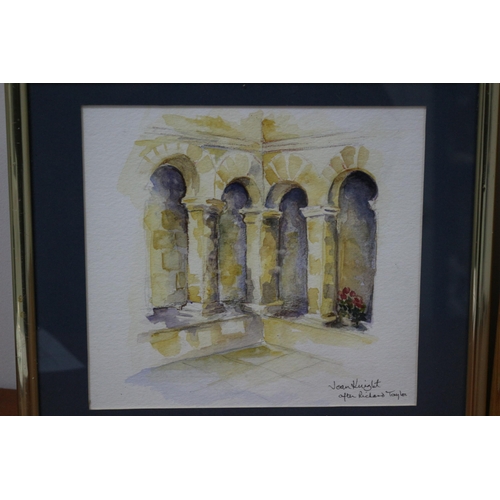 114 - Pair of Watercolours by Joan Knight - 38.5 x 31cm & 33 x 28cm