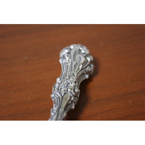 124 - Sterling Silver Highly Ornate Handle - 18.7g