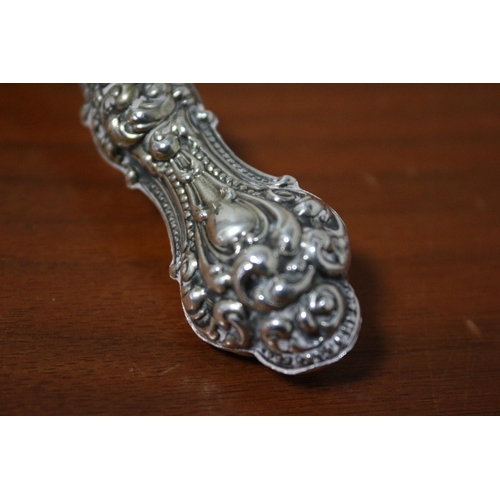 124 - Sterling Silver Highly Ornate Handle - 18.7g