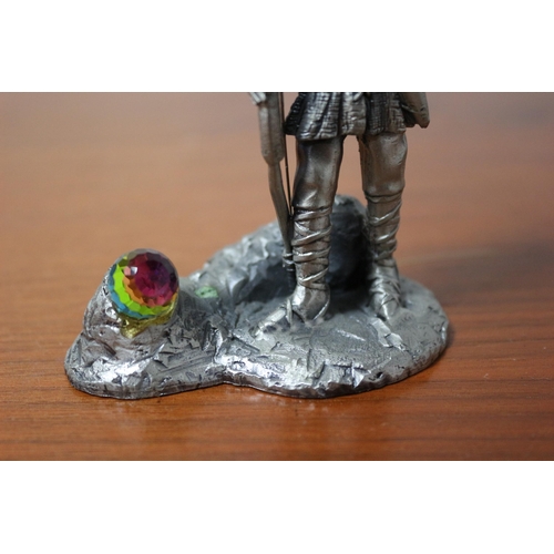 132 - Collectable Fine Pewter Figure - The Hobbit Collection No. 9 Bard