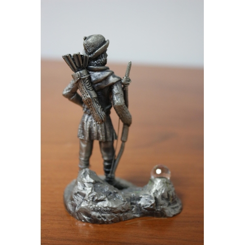 132 - Collectable Fine Pewter Figure - The Hobbit Collection No. 9 Bard