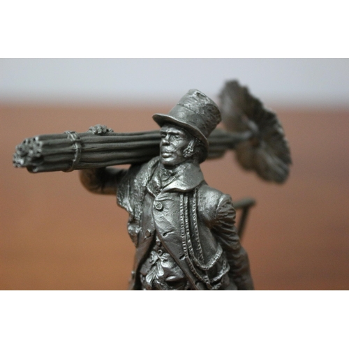 141 - Collectable Fine Pewter Figure - The Chimney Sweep JP77