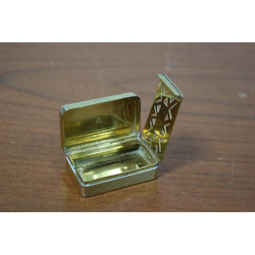 176 - Vintage Gold Plated Vinaigrette